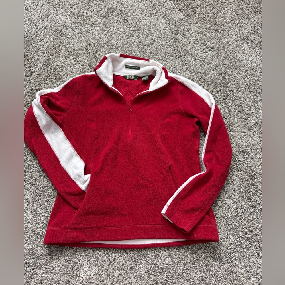 Eddie Bauer quarter zip  fleece